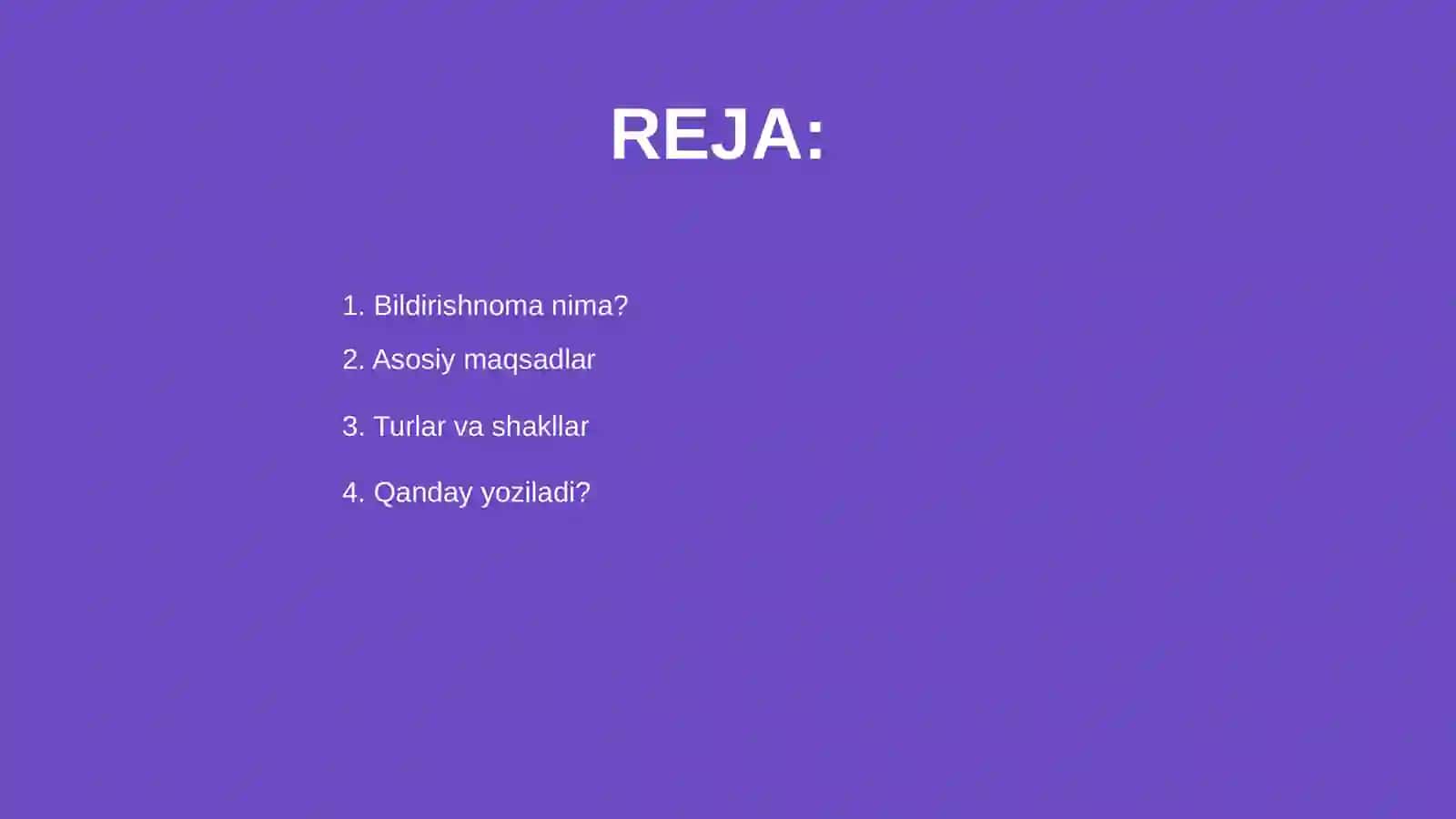 Bildirishnoma 2