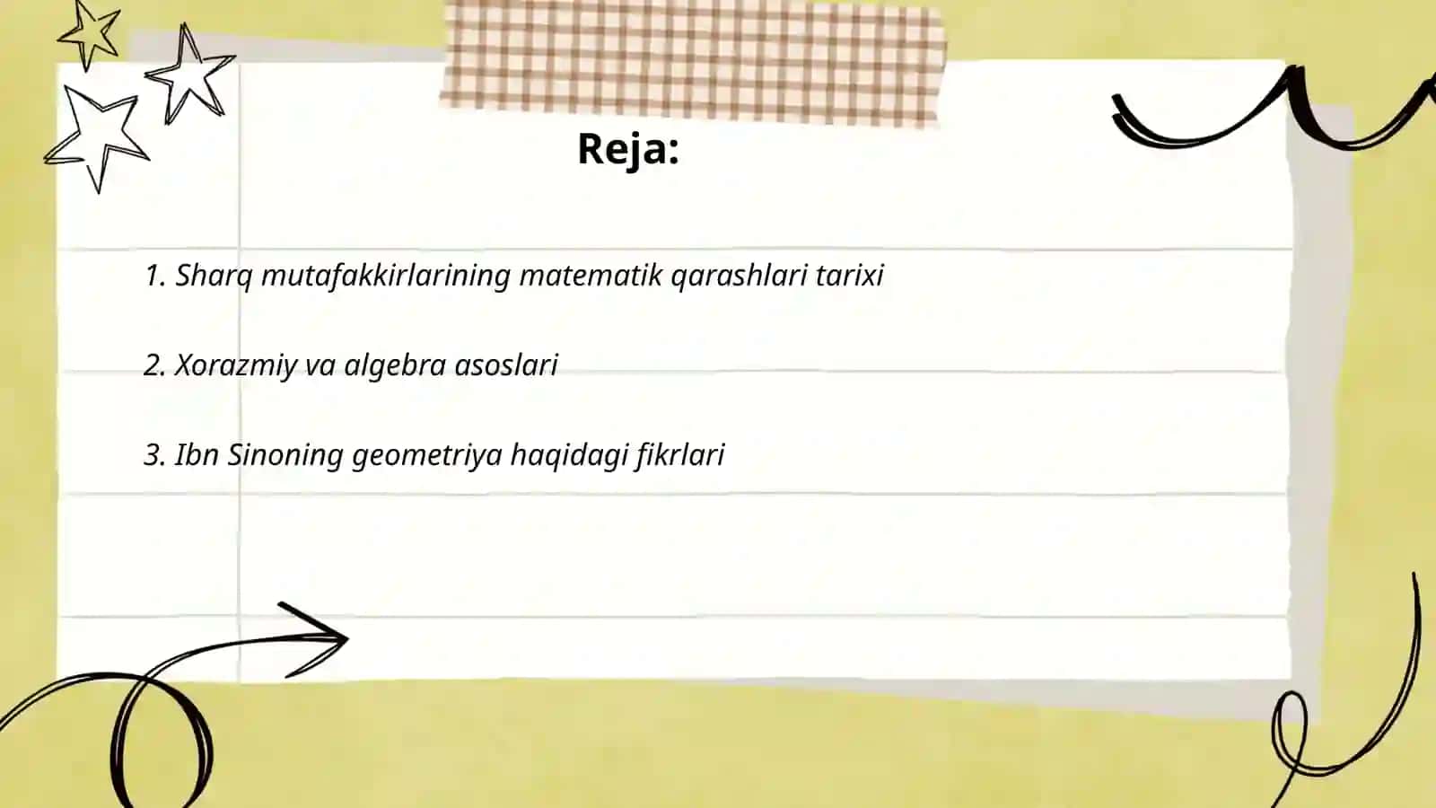 Sharq mutafakkirlarining matematikaga oid qarashlari 2