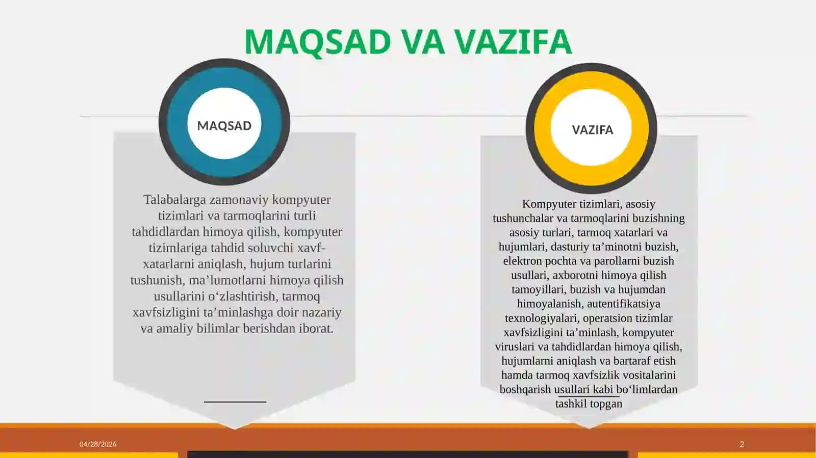 1-Ma’ruza.Fangakirishvaasosiytushunchalar 2