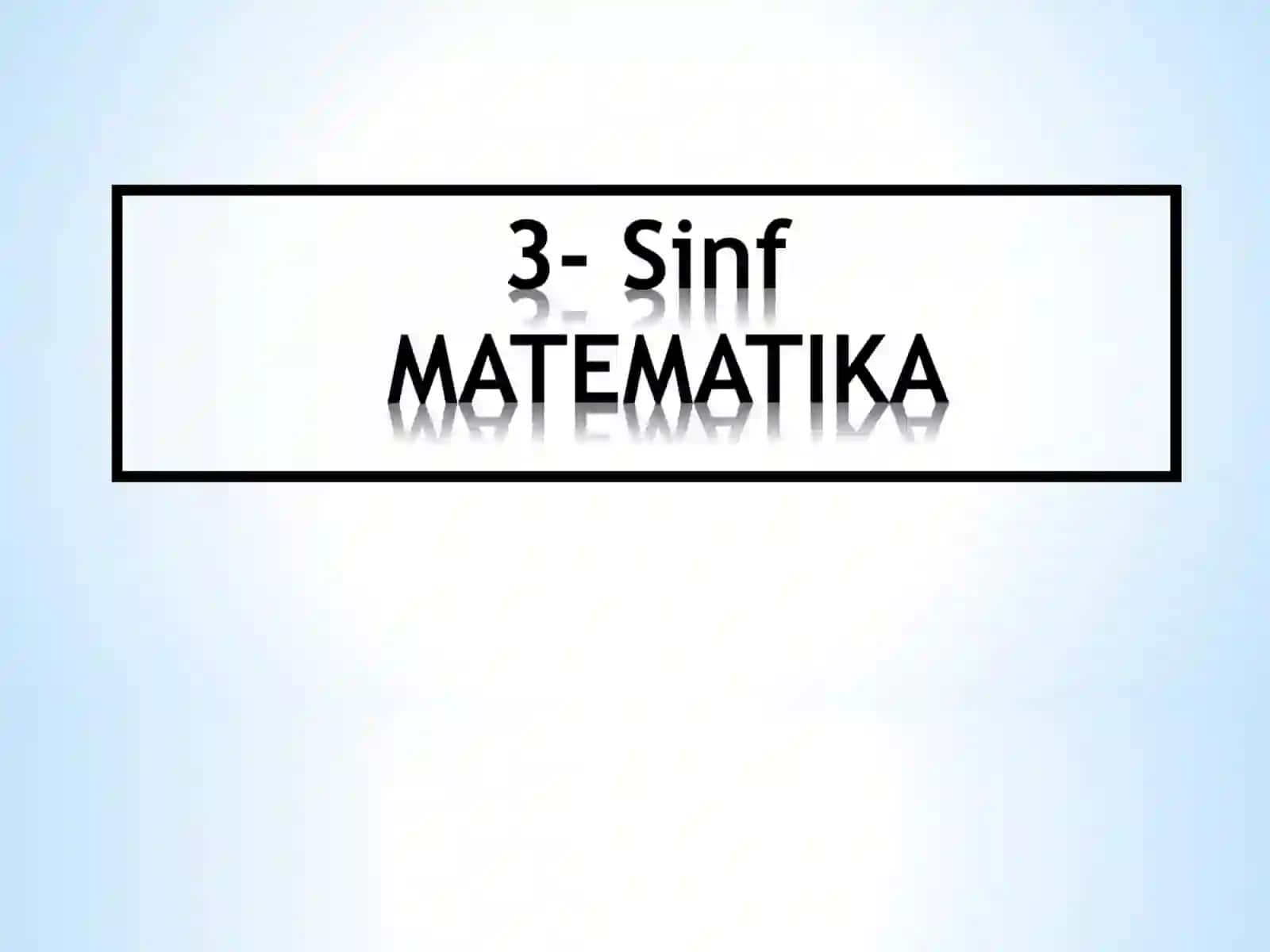 Jadvaldan tashqari ko`paytirish 2