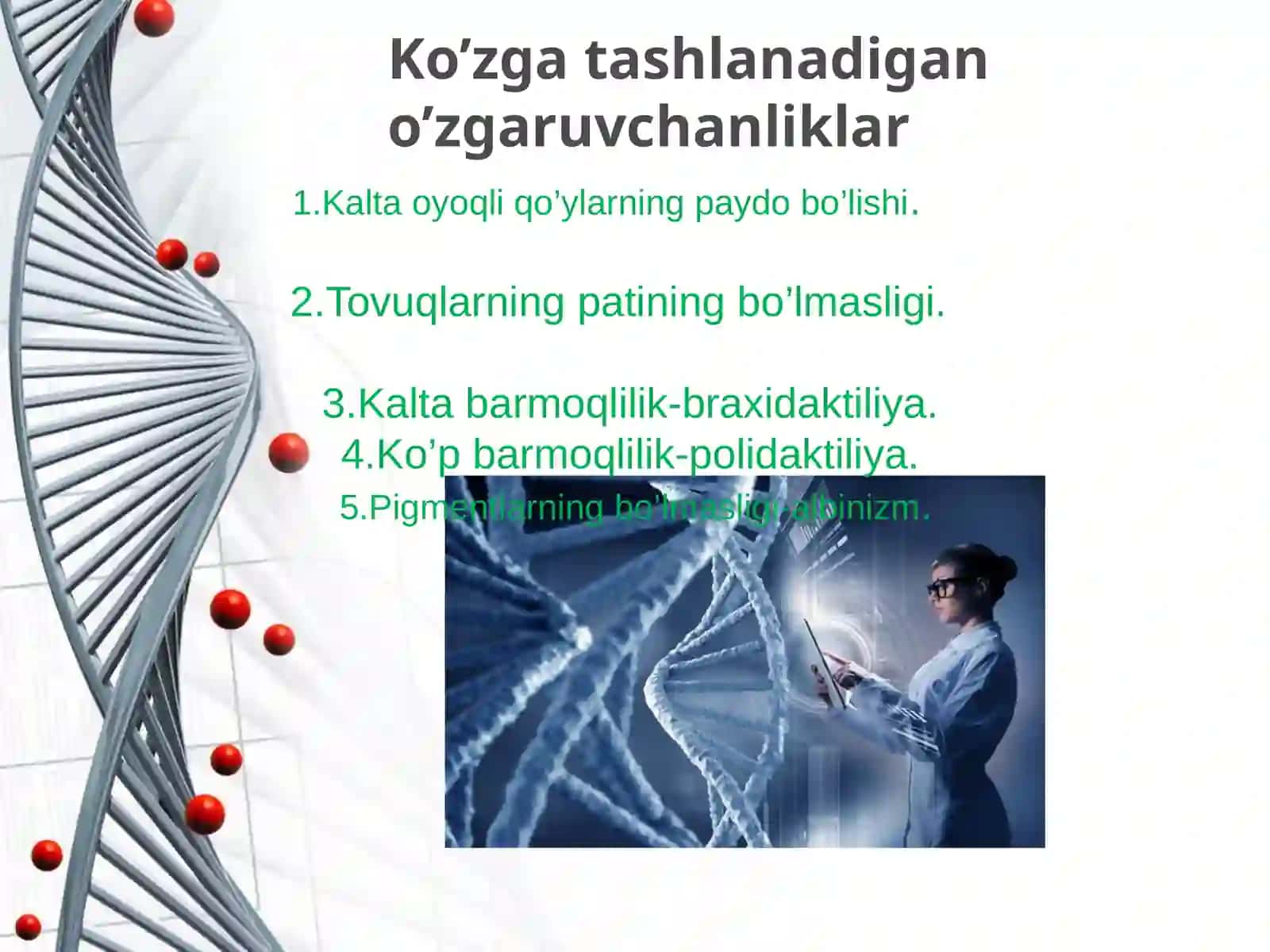 Irsiy(genotipik)o’zgaruvchanlik 2