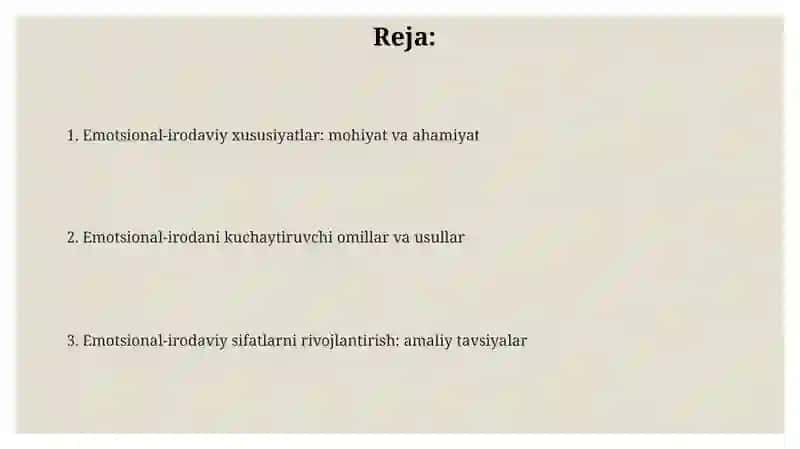 Emotsional-irodaviy xususiyatlar 2