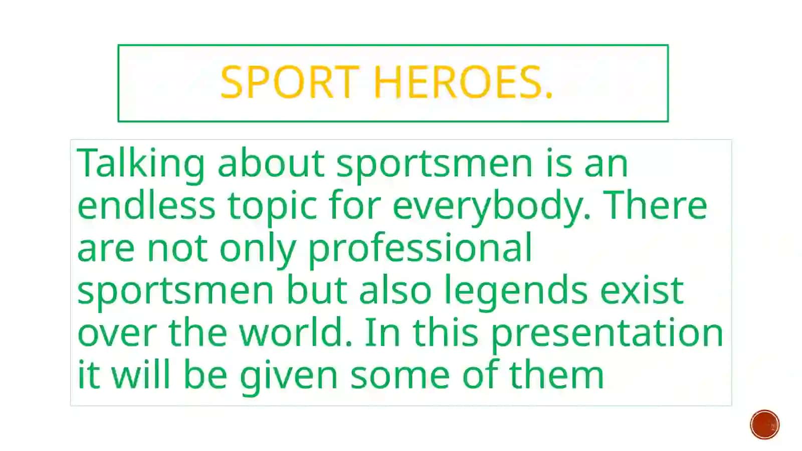 Sport heroes 2