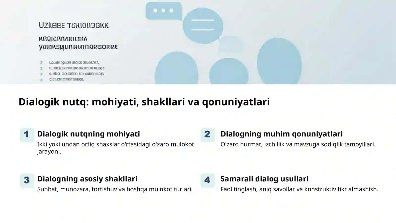 Nutq turlari: Monolog va dialog 2