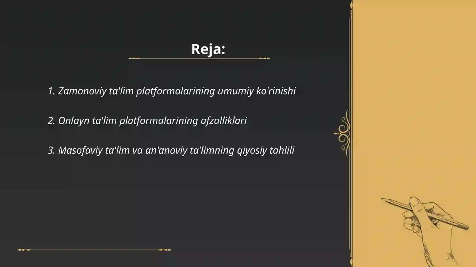 Zamonaviy talim platformalarining qiyosiy tahlili 2