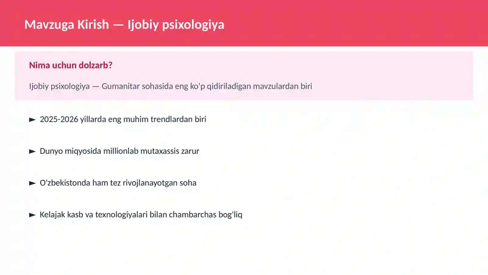 Ijobiy psixologiya 2