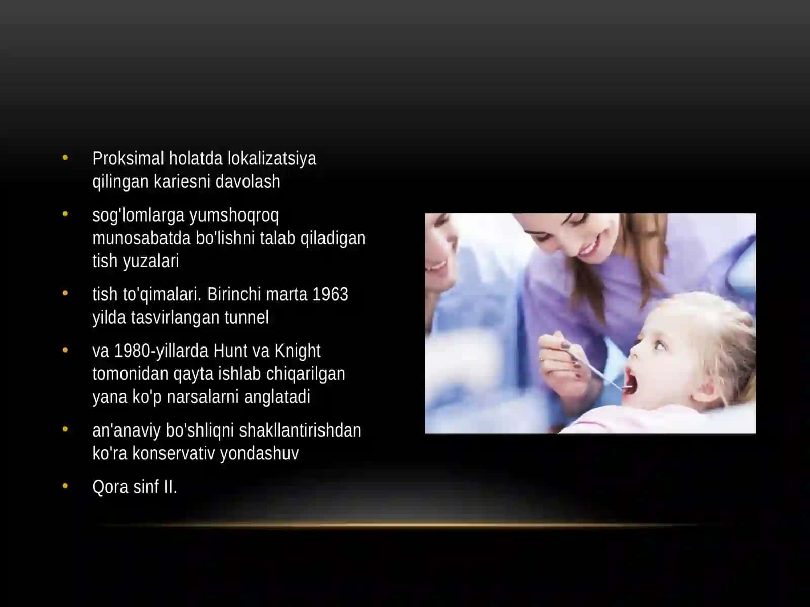 Tish qattiq toqimalarini minimal invaziv usulda charhlash 2