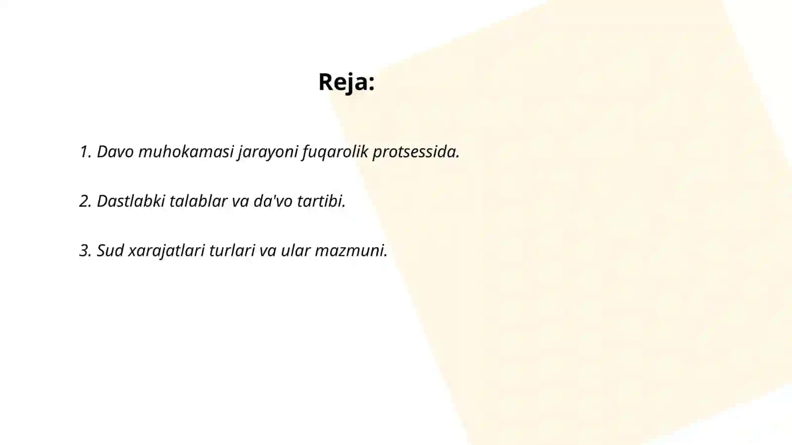 Fuqarolik protsessida davo 2