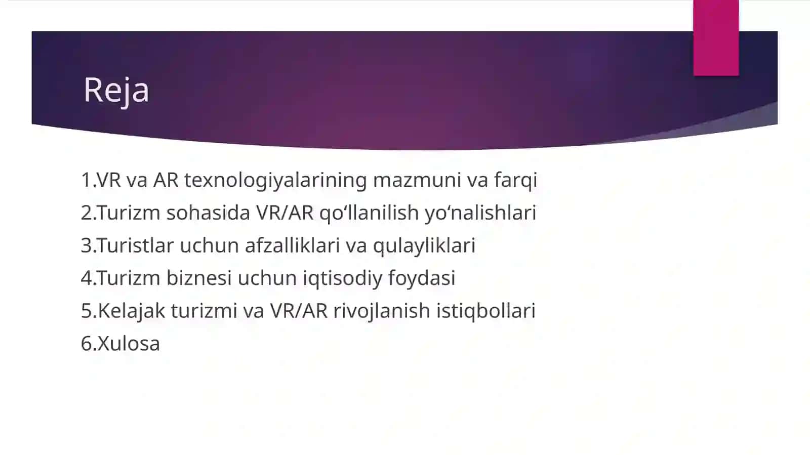 Virtual va kengaytirilgan reallik 2
