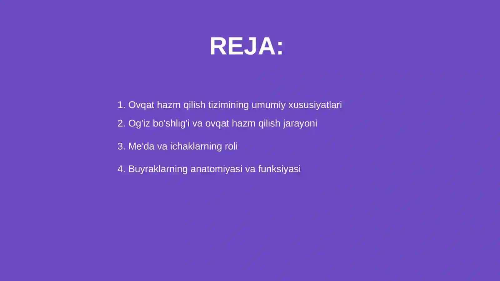 Ovqat hazm qilish tizimi 2