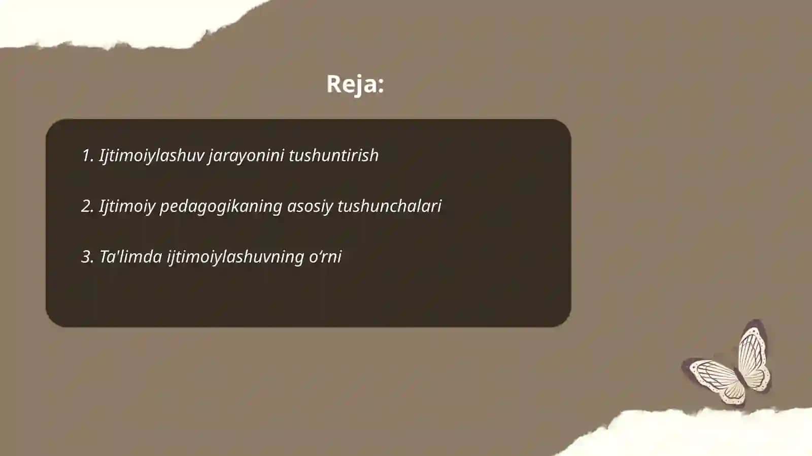 Ijtimoiylashuv ijtimoiy pedagogik jarayon 2