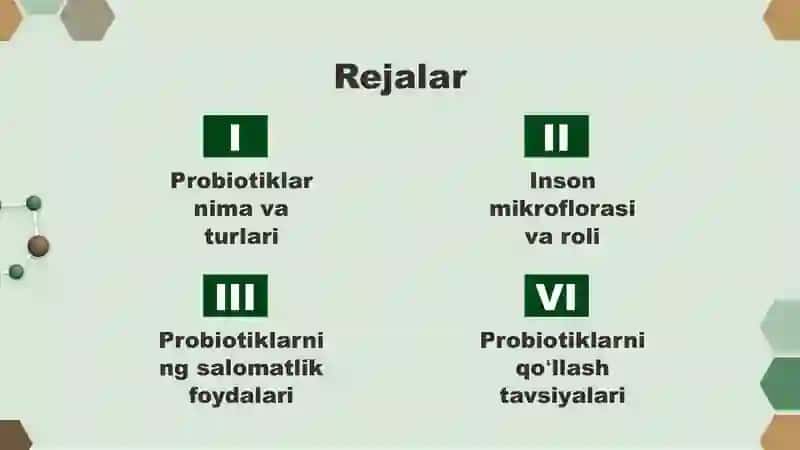 Probiotiklar va ularning inson salomatligidagi oʻrni 2