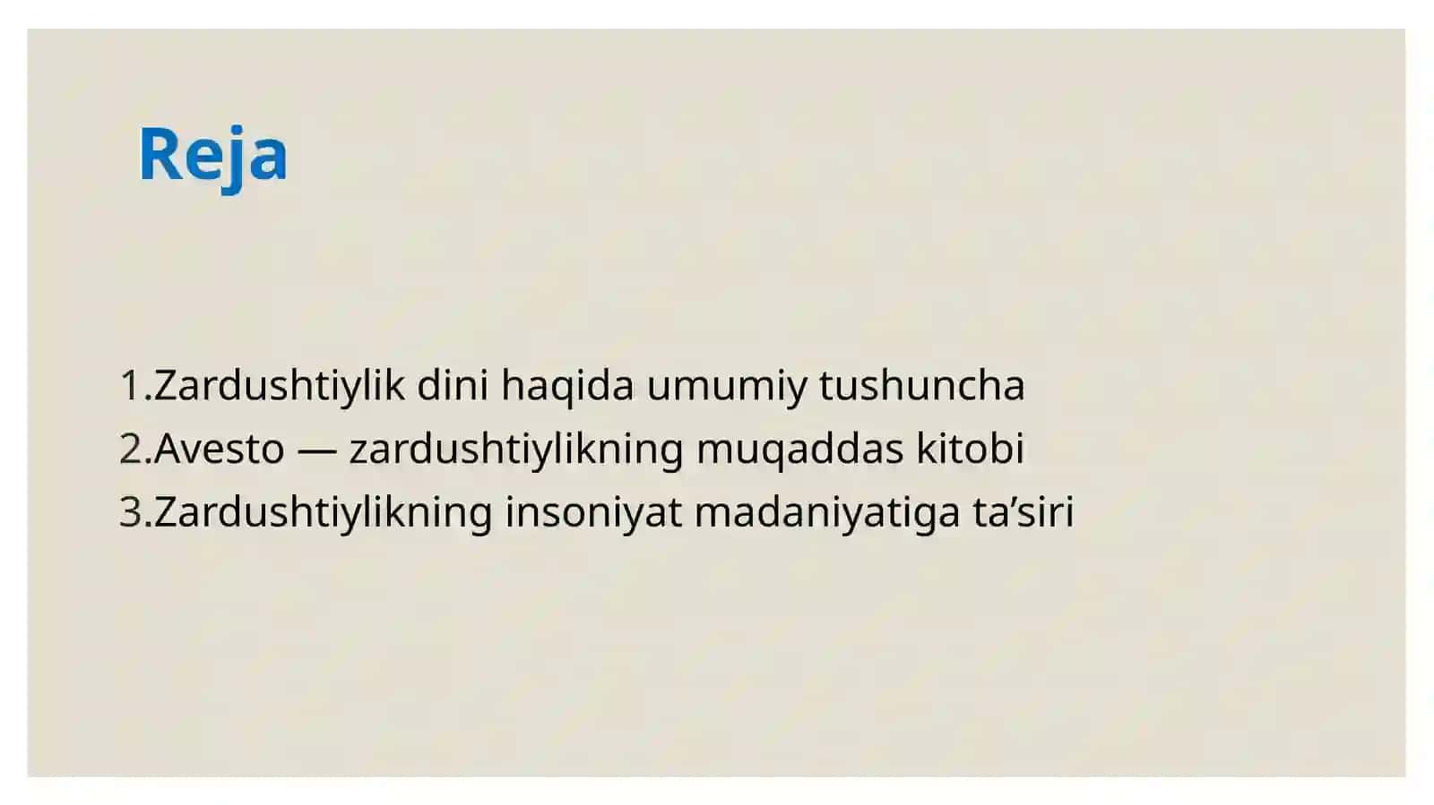 Zardushtiylik Dini 2