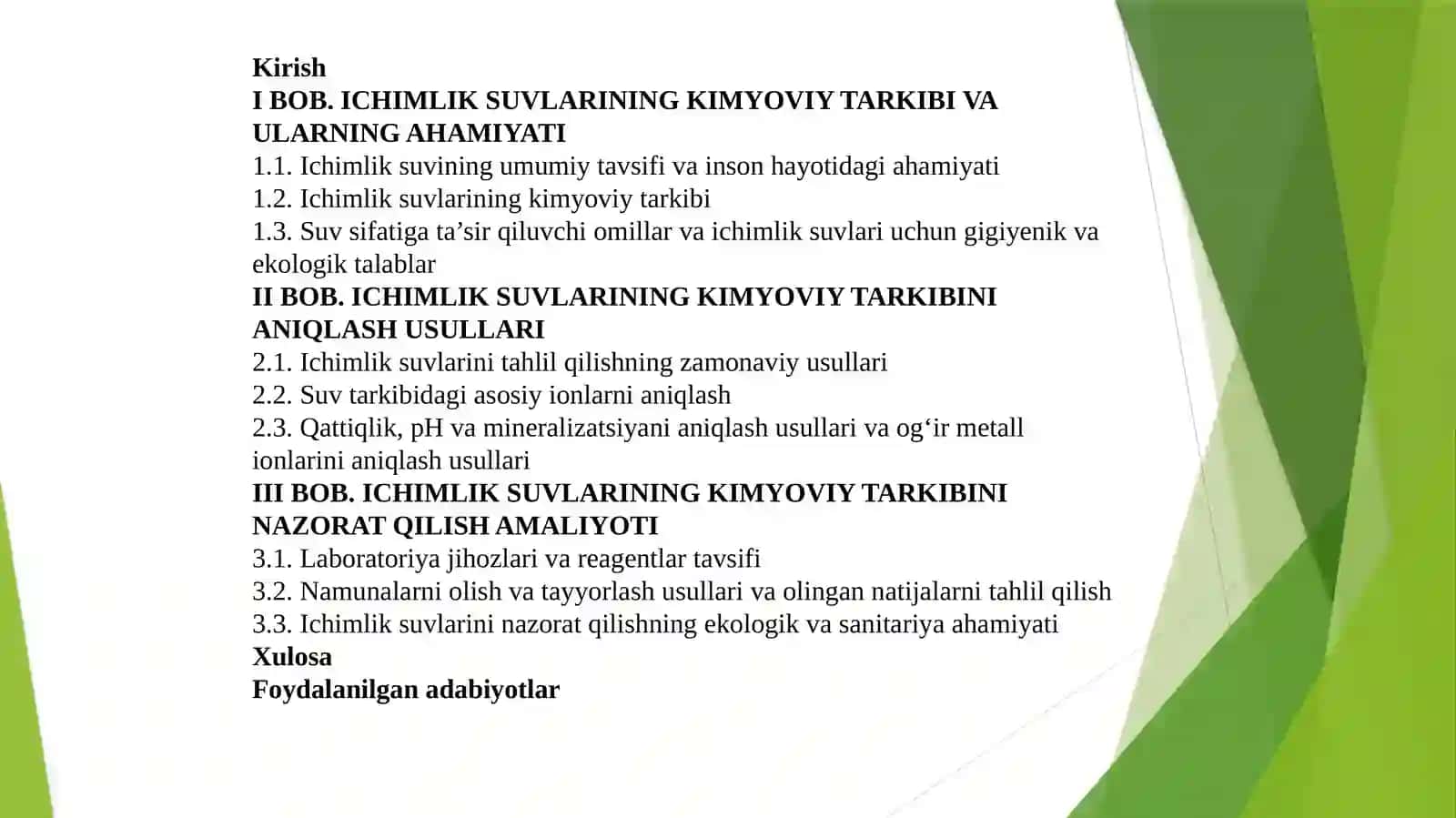chmlik suvining kimyoviy tarkibi 2
