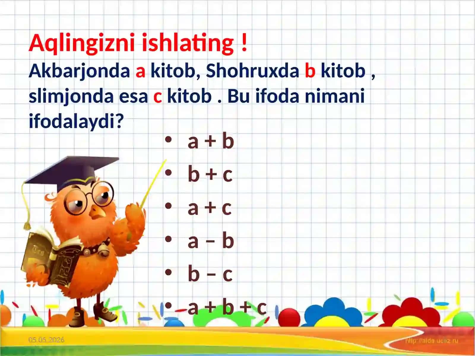Algoritmtushunchasi 2