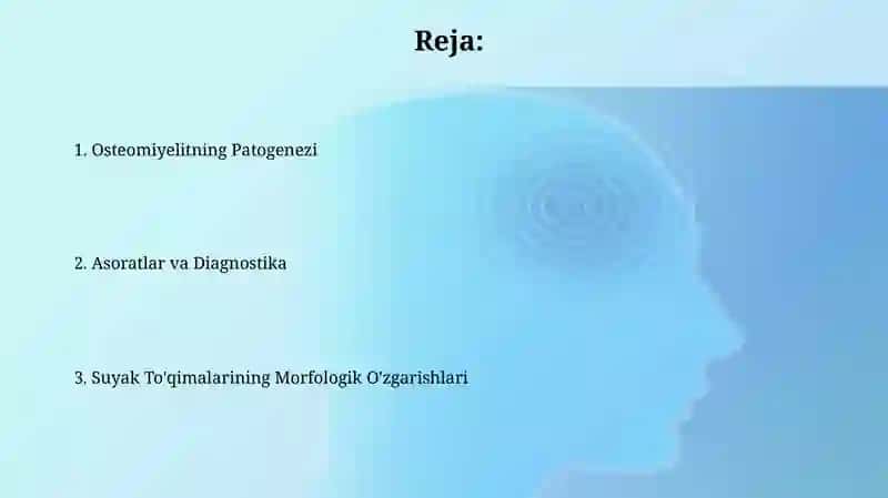 Osteomielit kasalligining patologikanatomiyasi 2