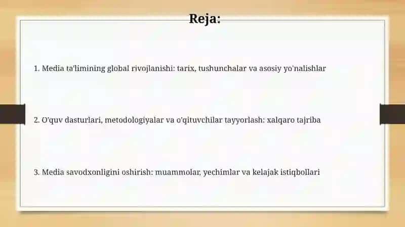 Media ta'lim tarixiy rivojlanishi 2