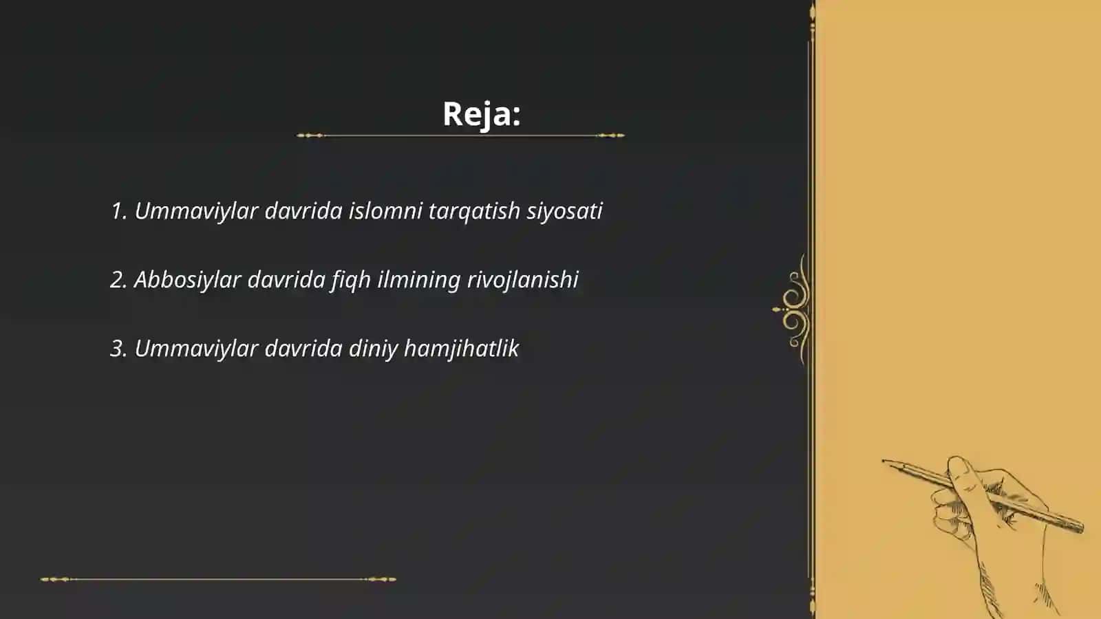 Ummaviylar davrida Islomni tarqatish siyosati 2