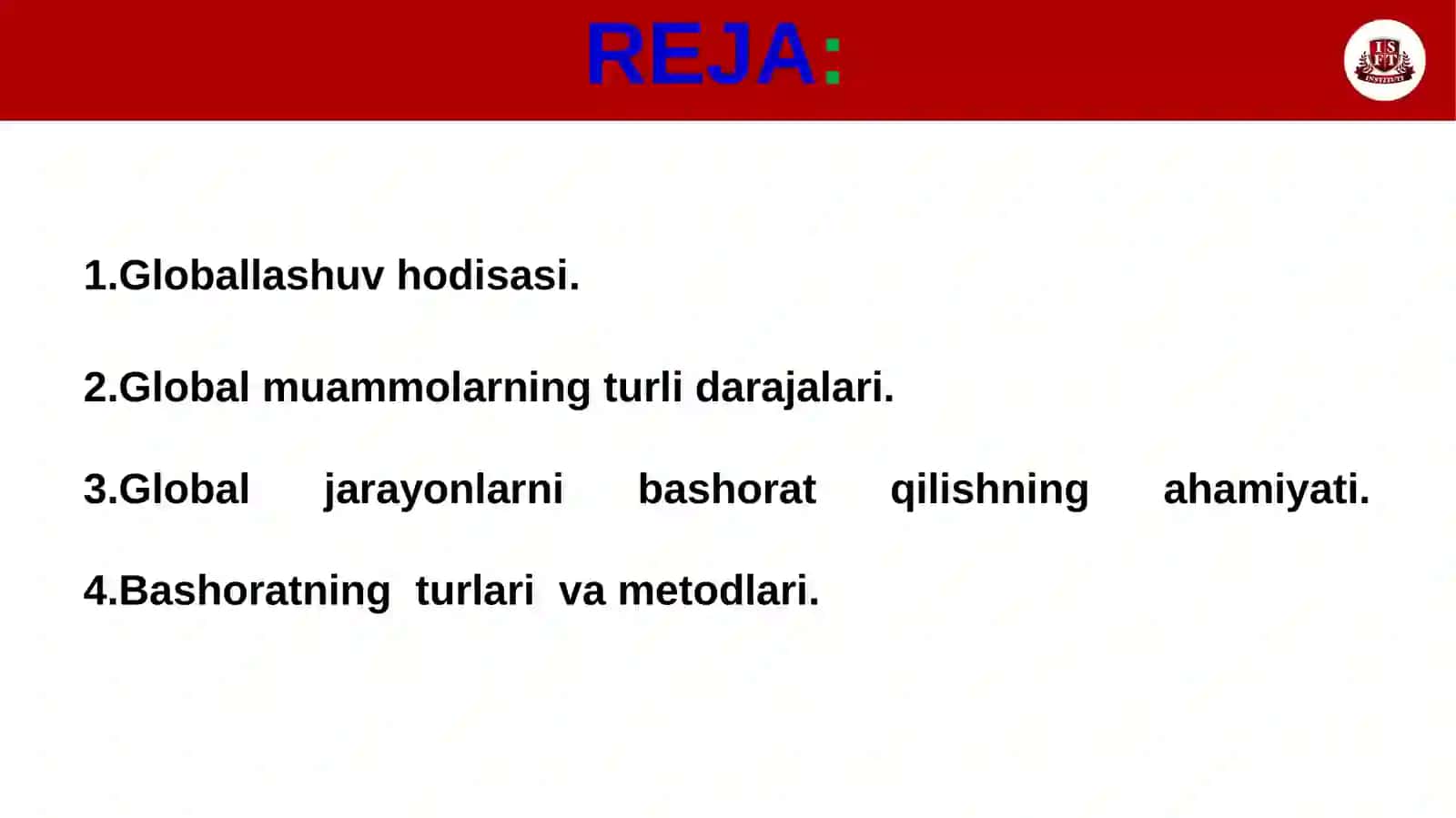 Globallashuv va barqaror taraqqiyot falsafasi 2