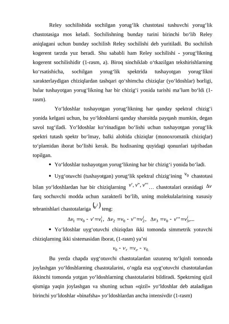 Yorug‘likning kombinatsion sochilishi 2