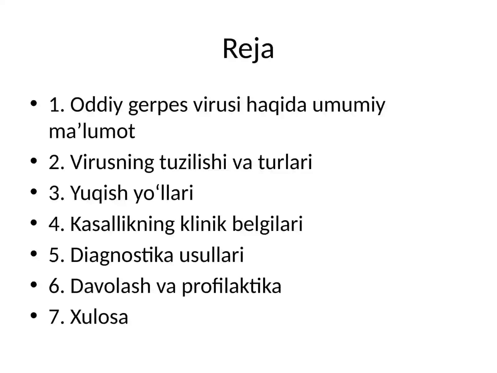 Oddiy Gerpes (Herpes Simplex Virus) 2