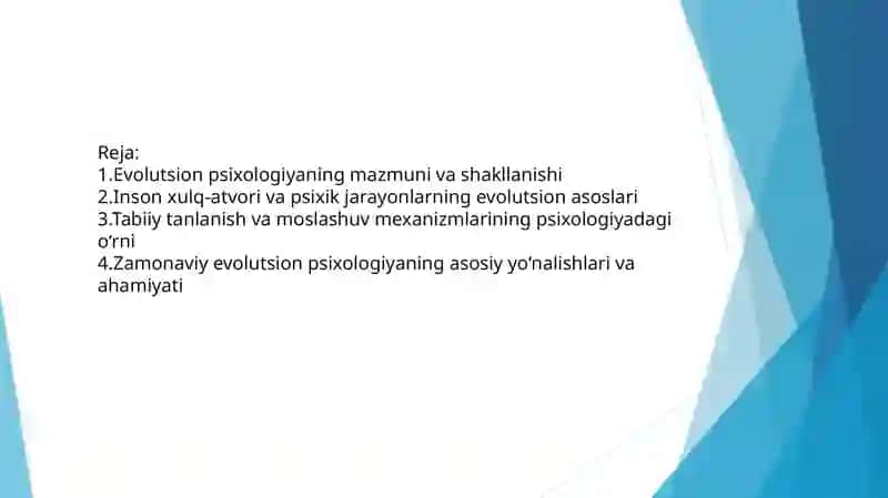 Evolutsion psixologiyaga kirish 2