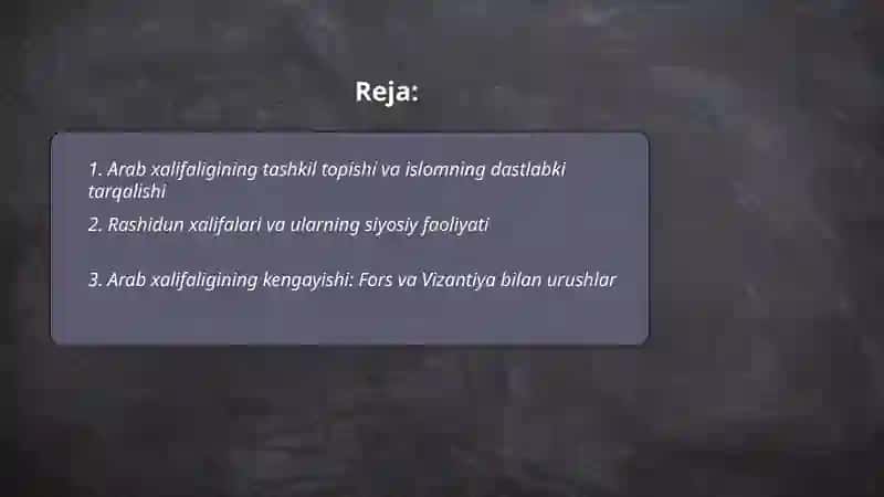 Arab xalifaligi 2