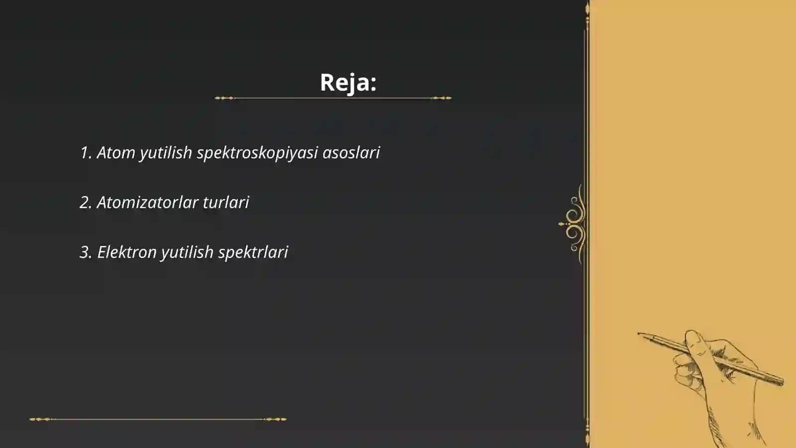 Atom yutilish spektroskopiyasi 2