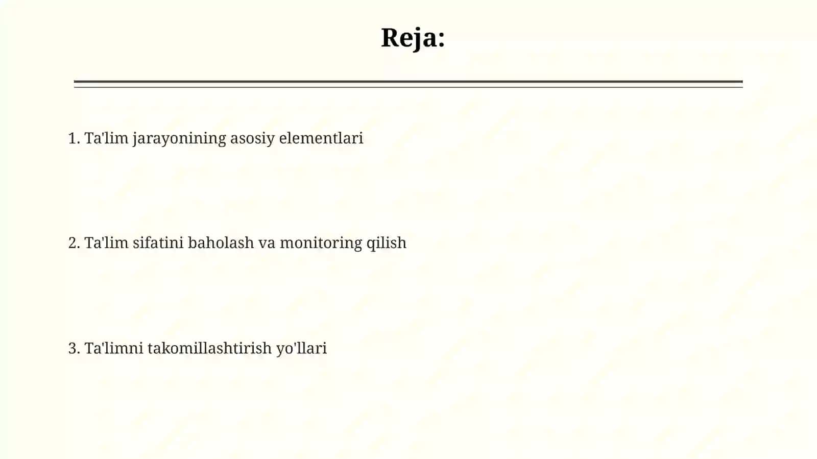 Ta'limning Maqsadlari va Vazifalari 2