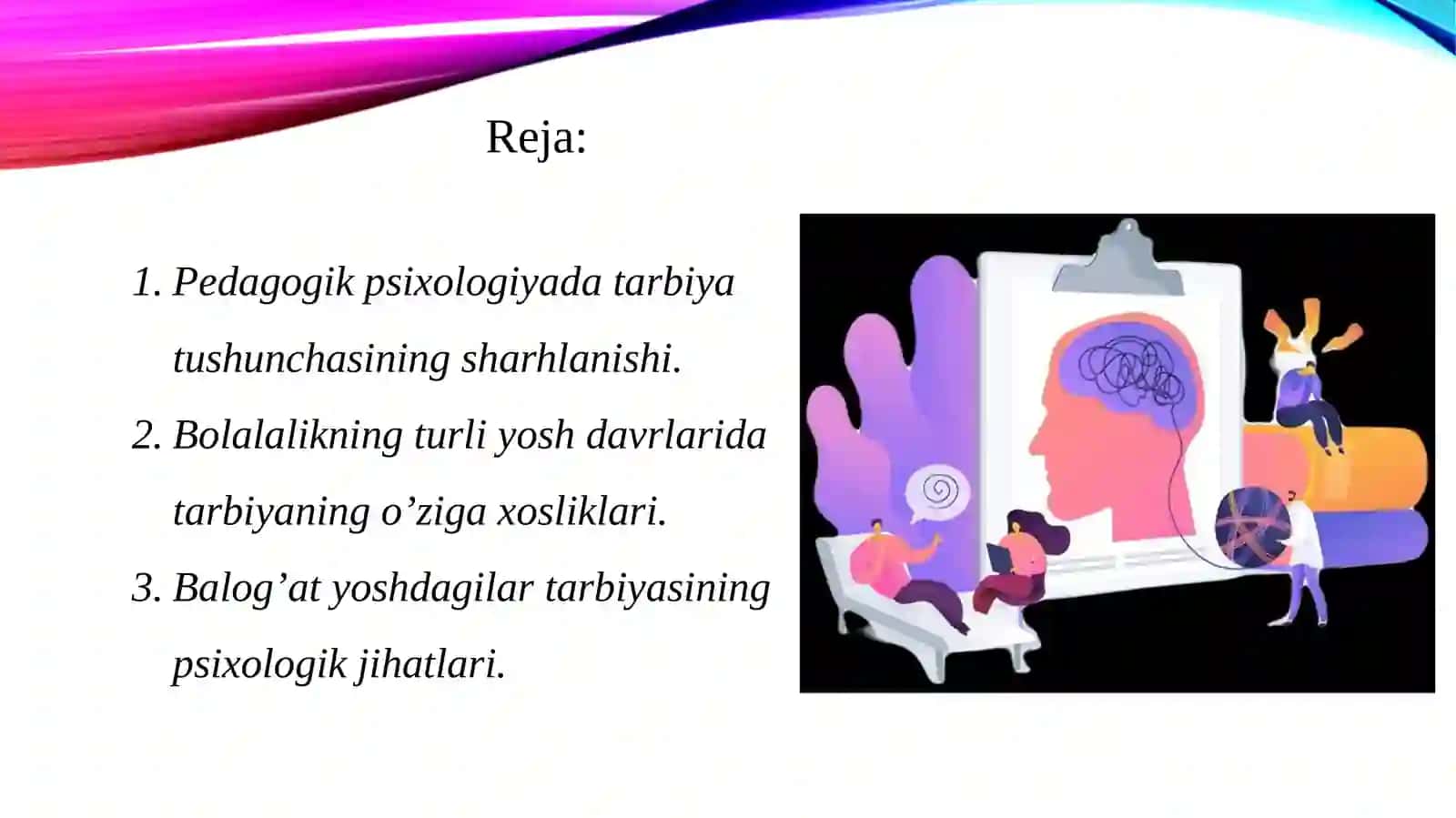 TARBIYA PSIXOLOGIYASI 2