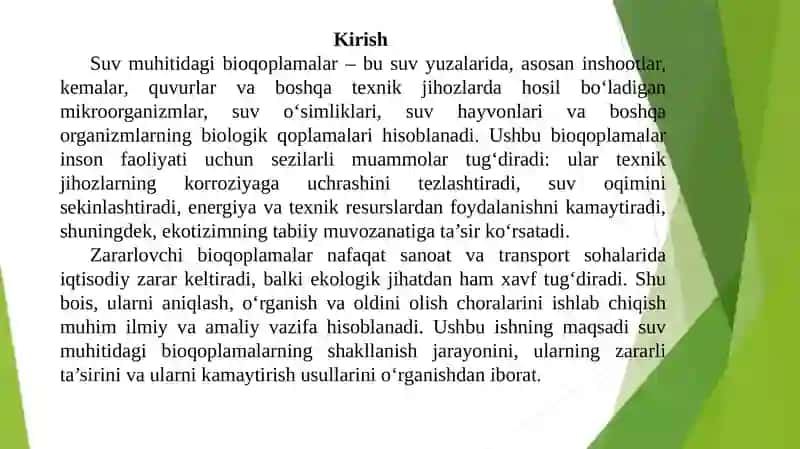 Suvmuhitidagi zararlovchibioqoplamalar 2