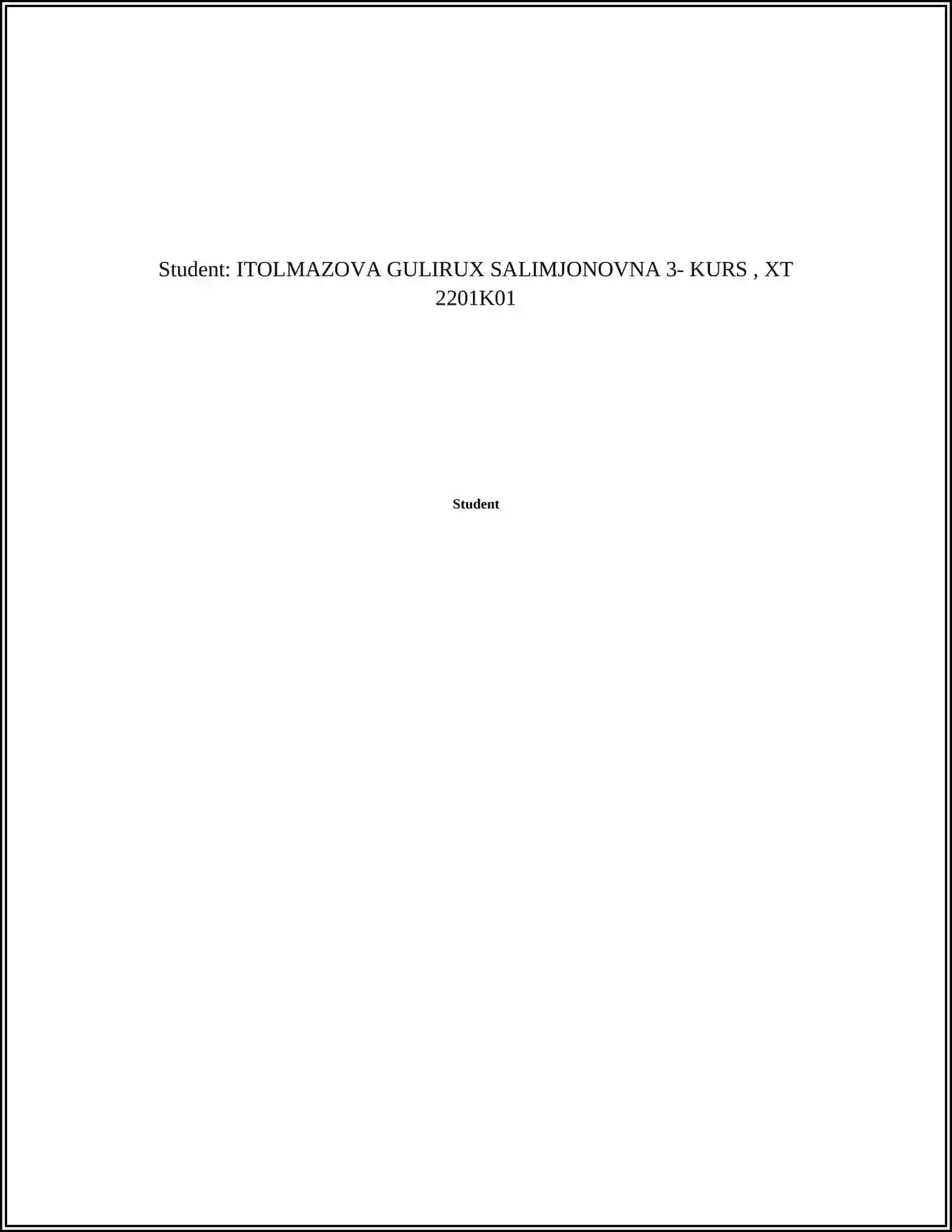 Course Paper on Writing Skills 2