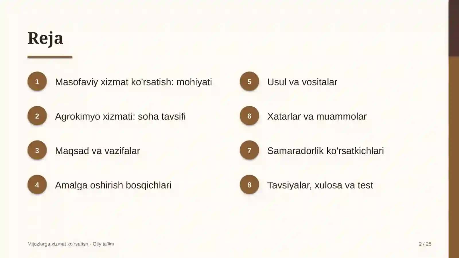 Agrokimyo xizmatida masofaviy xizmat ko'rsatishni yo'lga qo'yish 2