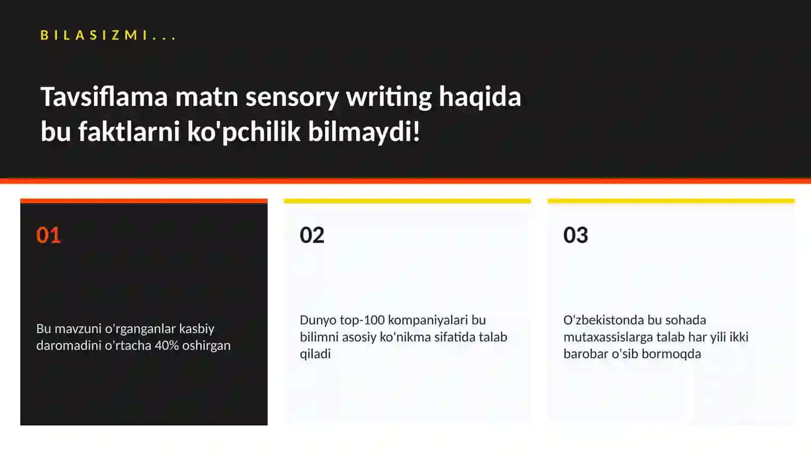 Tavsiflama matn sensory writing 2