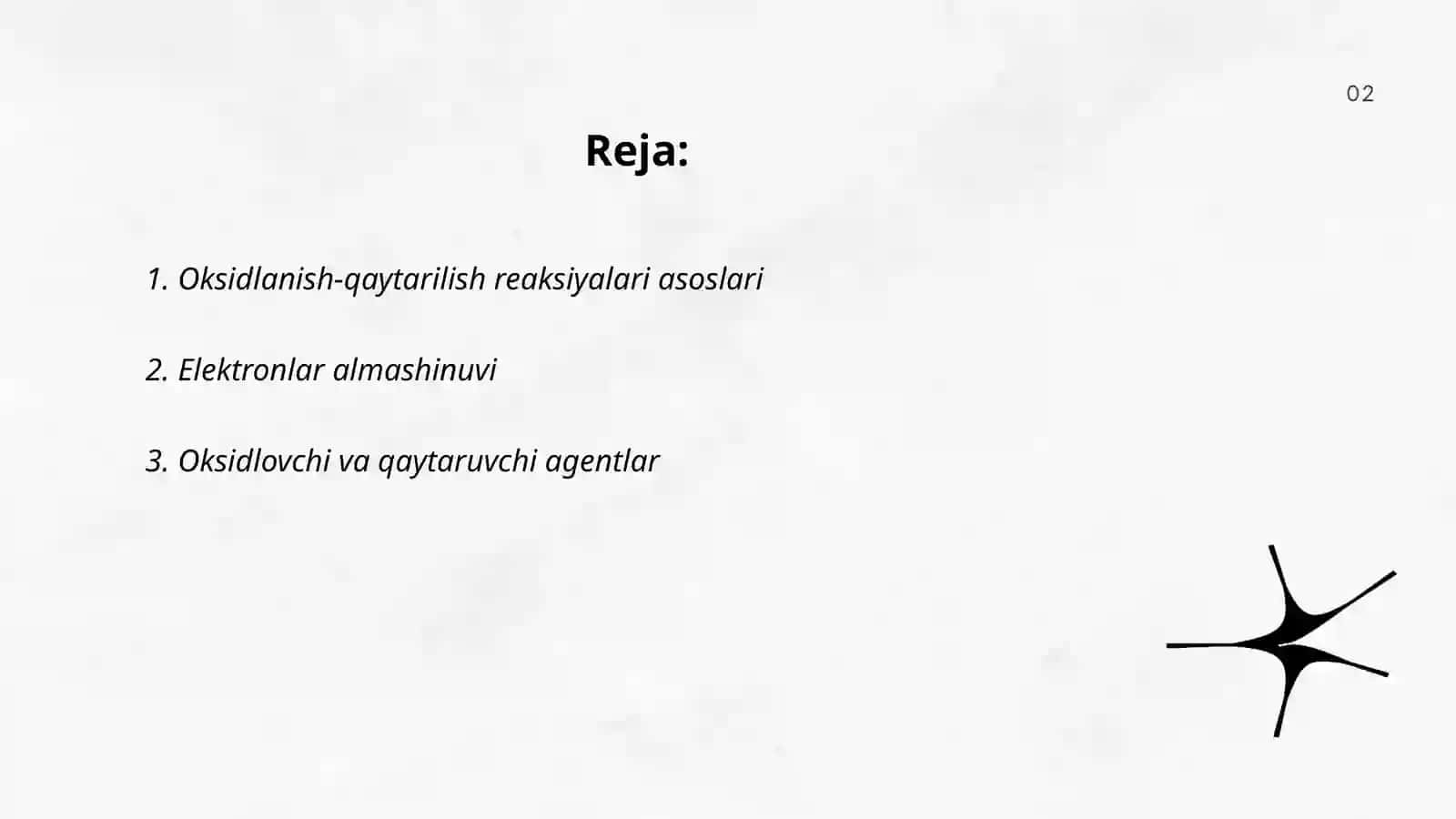 Oksidlanish-qaytarilish reaksiyalar mohiyati 2