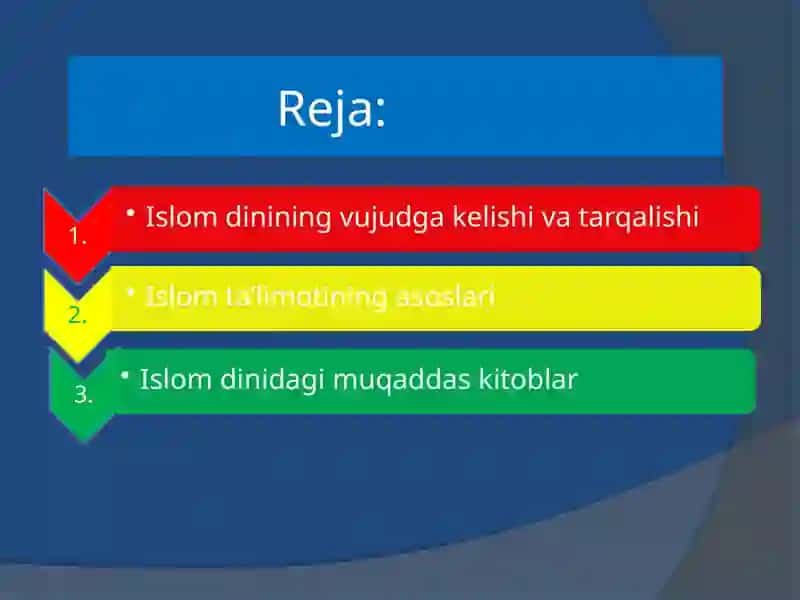 Islom ta'limoti asoslari 2