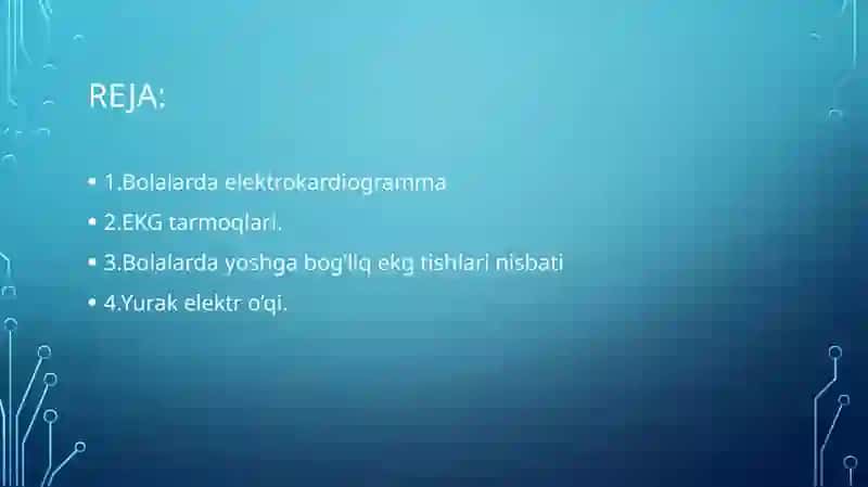 Bolalarda elektrokardiogramma 2