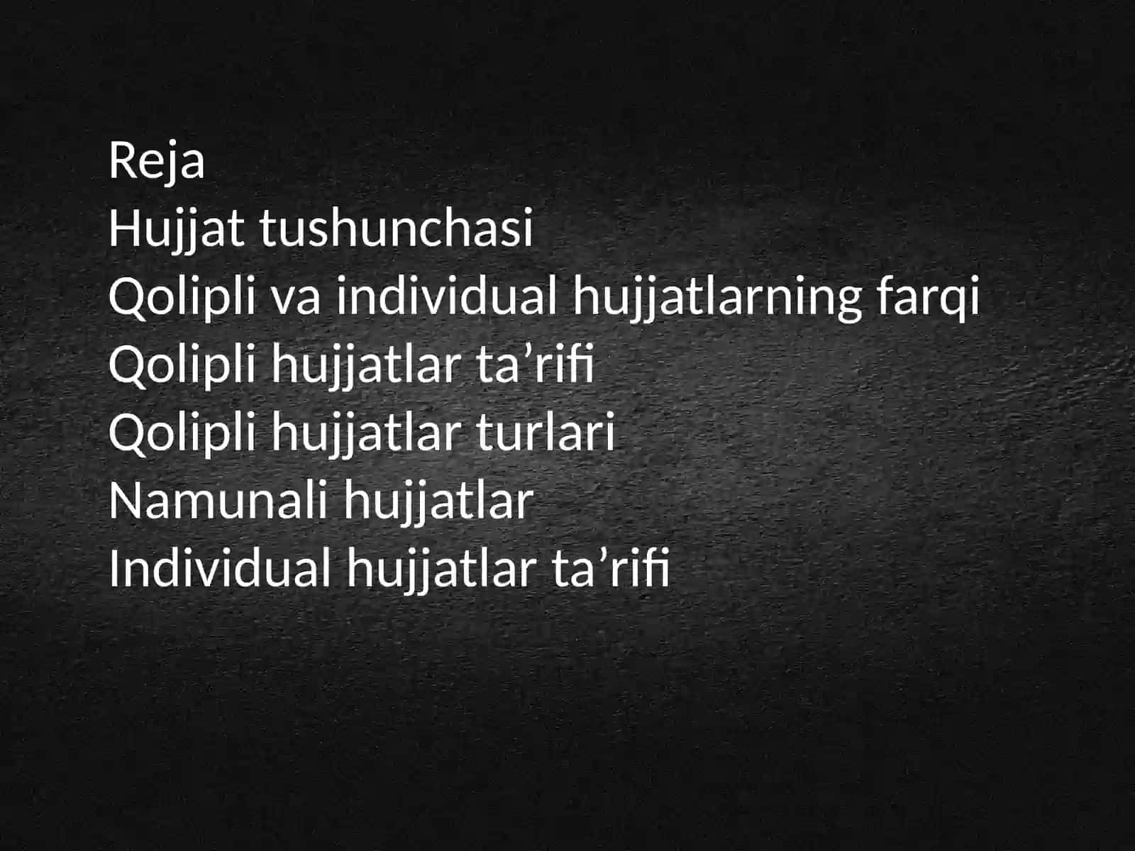 Hujjat tushunchasi 2