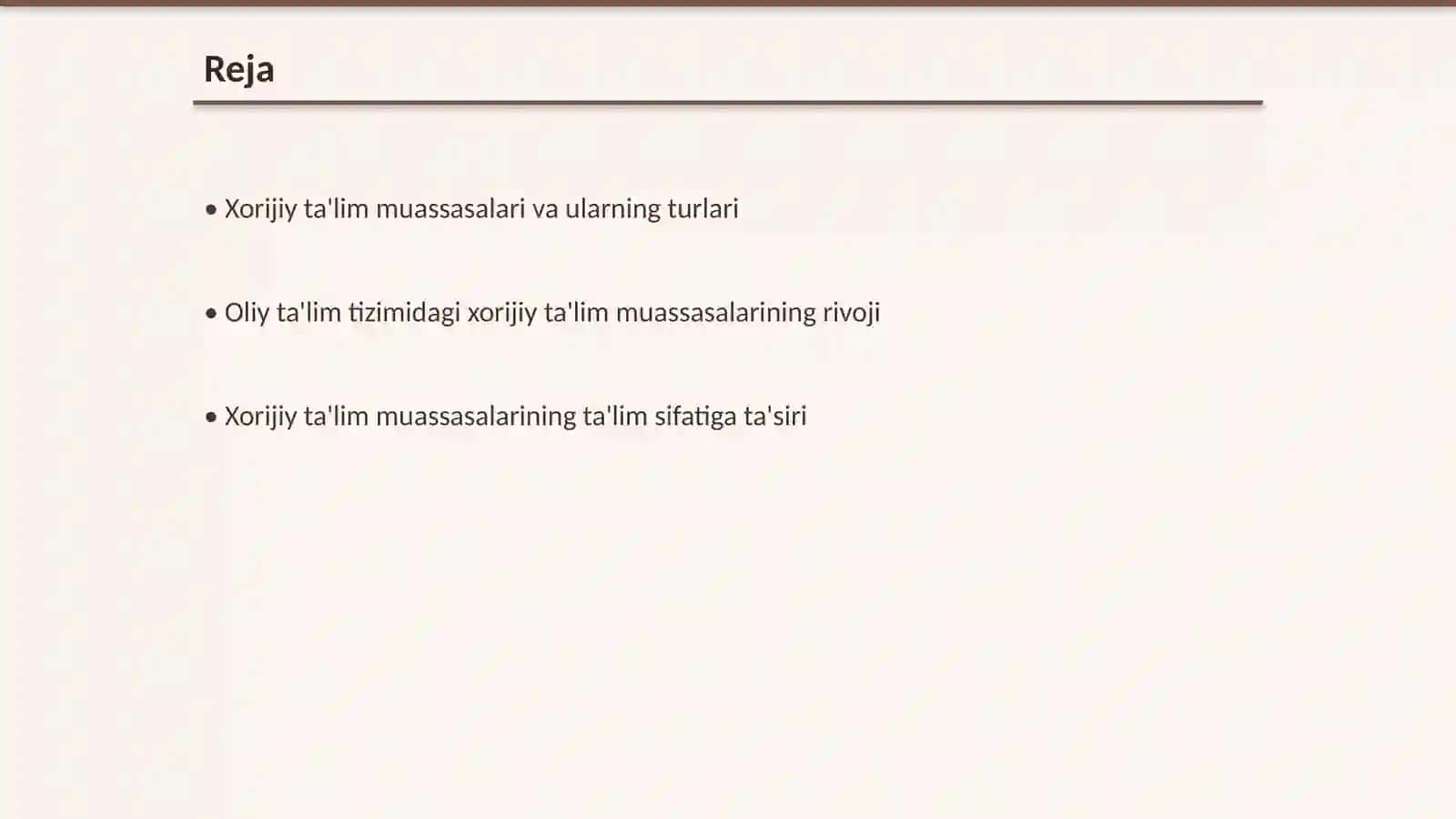 Xorijiy ta'lim muassasalari va ularning turlari 2