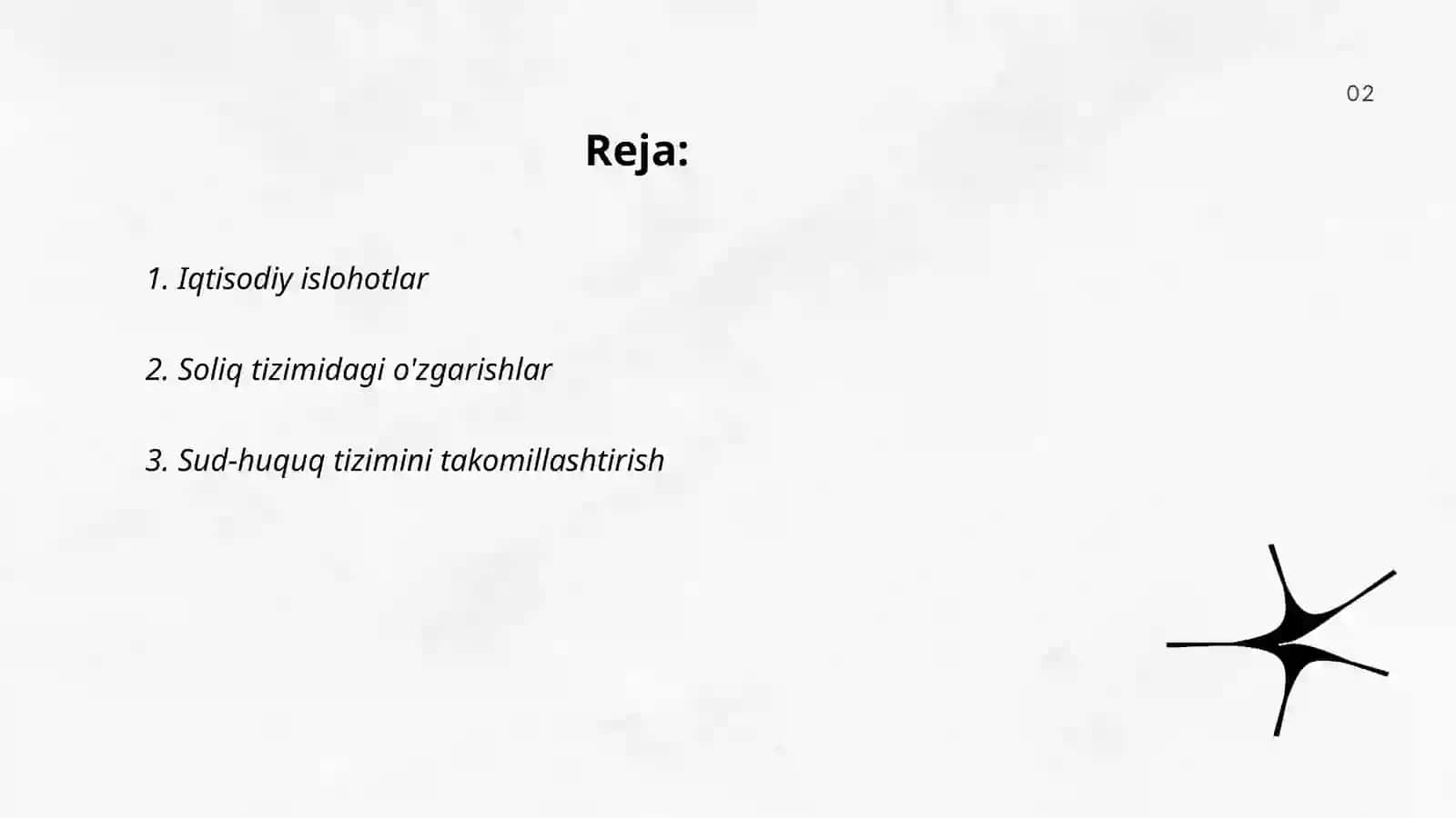 Iqtisodiy islohotlar 2