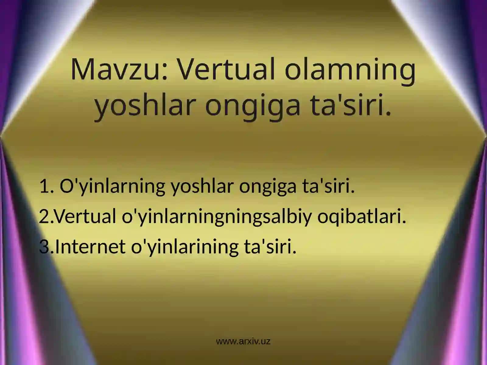 Vertualolamningyoshlarongigata'siri 2