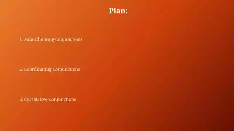 Types of conjuctions 2