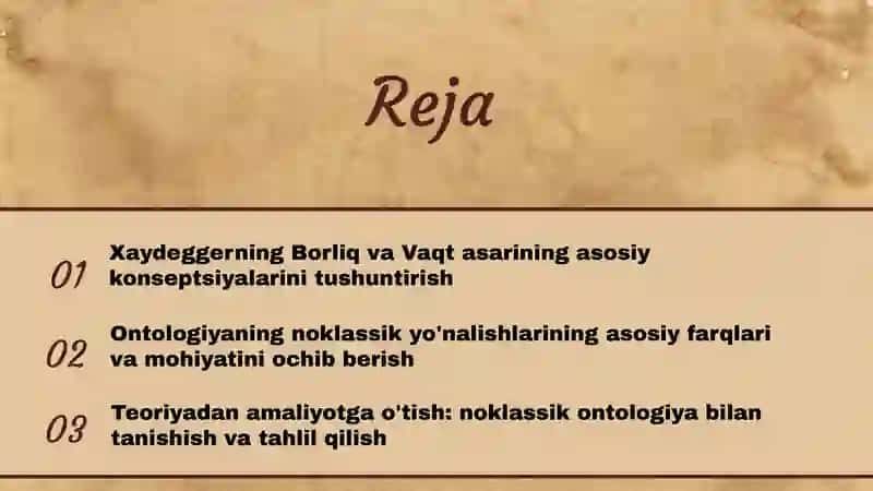 Xaydeggerning Borliq va Vaqt asari 2