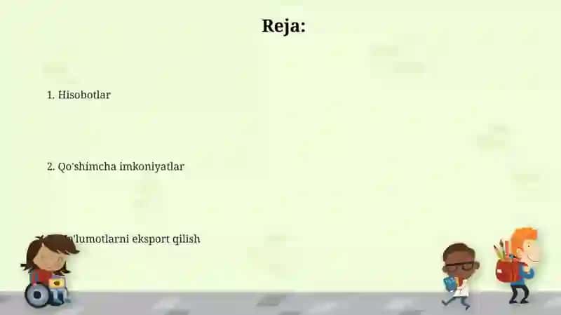 Malumotlar eksporti 2