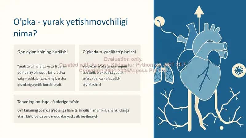 O'pka - yurak yetishmovchiligi 2