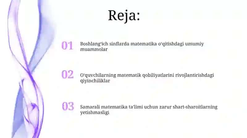 Boshlang‘ich sinflarda matematika о‘qitishning umumiy masalalari 2