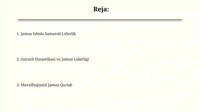 Liderlik Uslublari va Guruch Dinamikasi 2