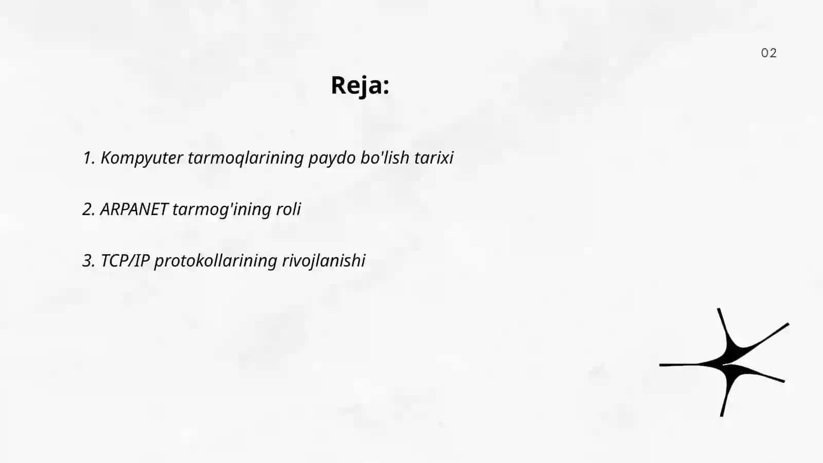 Kompyuter tarmoqlarini rivojlanish evolutsiyasi 2