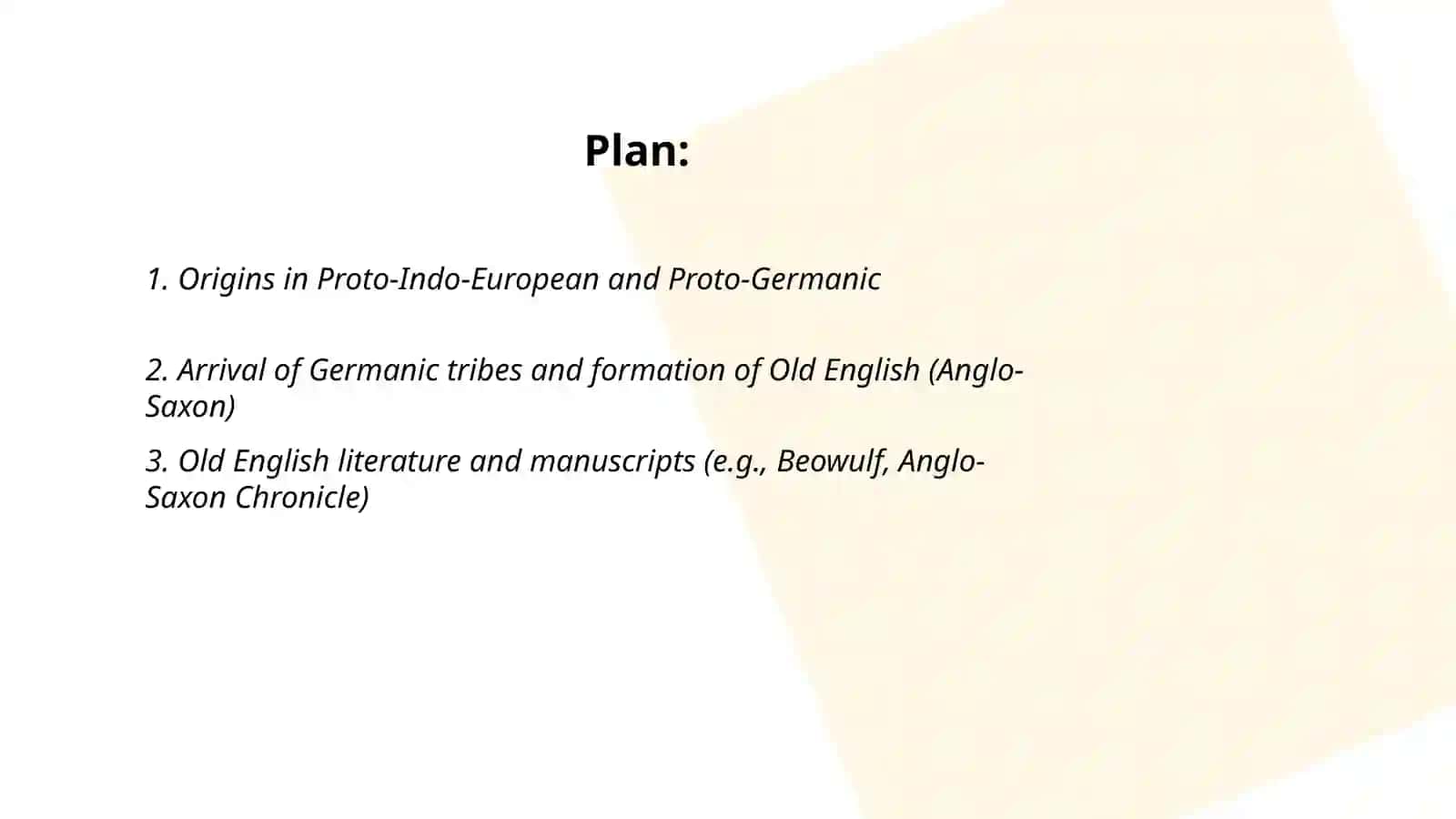 The history of english language 2