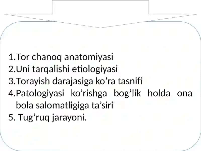 TORCHANOQ. ETIOLOGIYASI,TASNIFI,TASHXISLASH 2